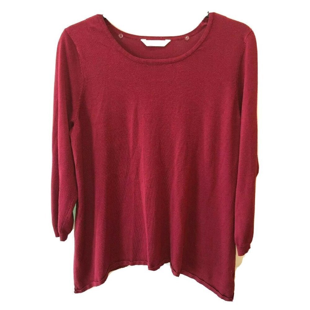Lee Riders1X Red Long Sleeve Pullover Tunic Top